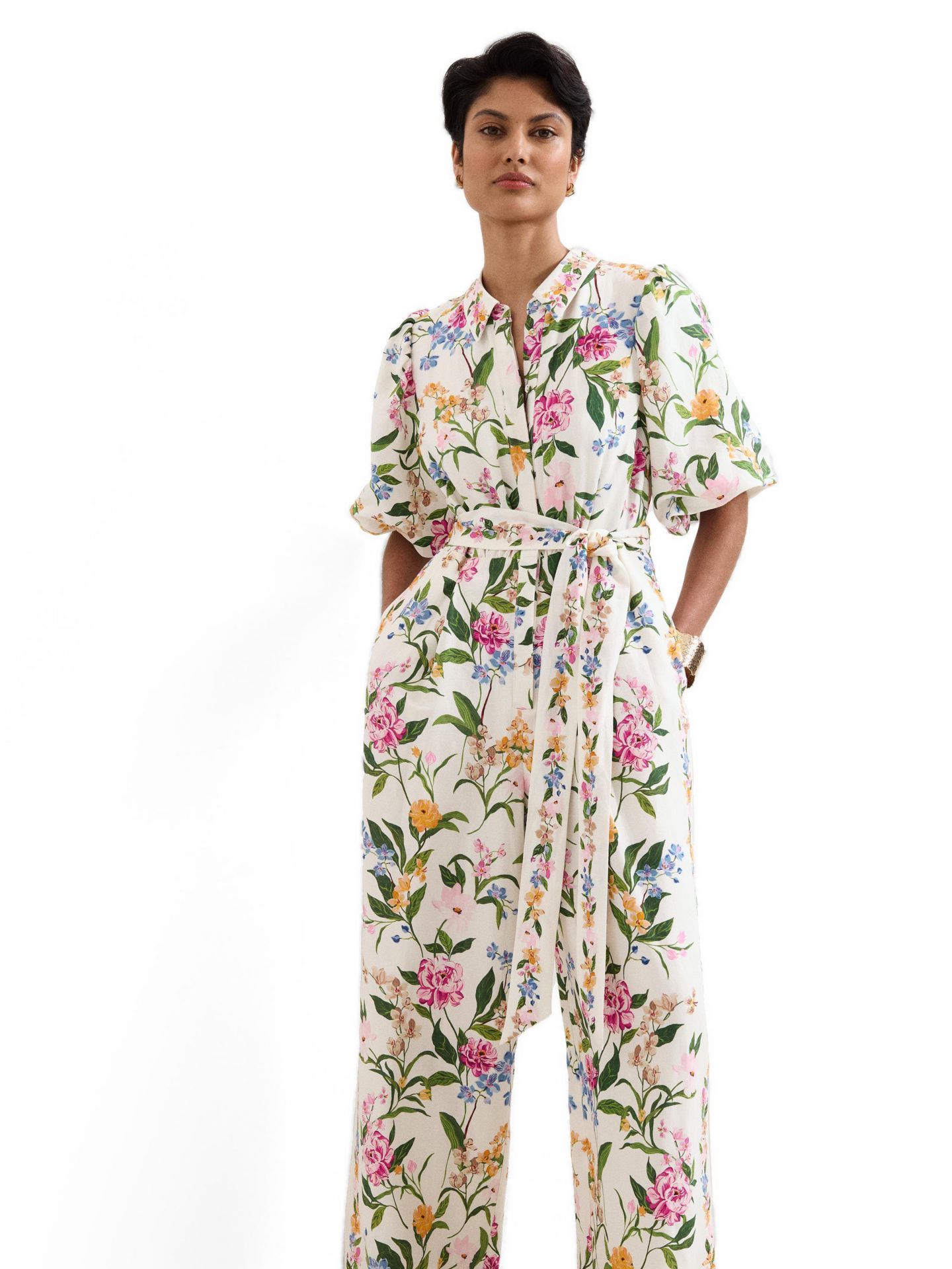 Женский комбинезон Phase Eight Camilla Jumpsuit, цвет: Разноцветный — фото 3