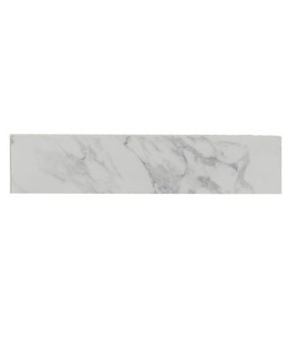 31/37/43/49 Inch Sintered Stone Bathroom Vanity Top with Ceramic Sink, 4 Inch Backsplash, 3 Faucet Holes, Fits Standard Cabinets