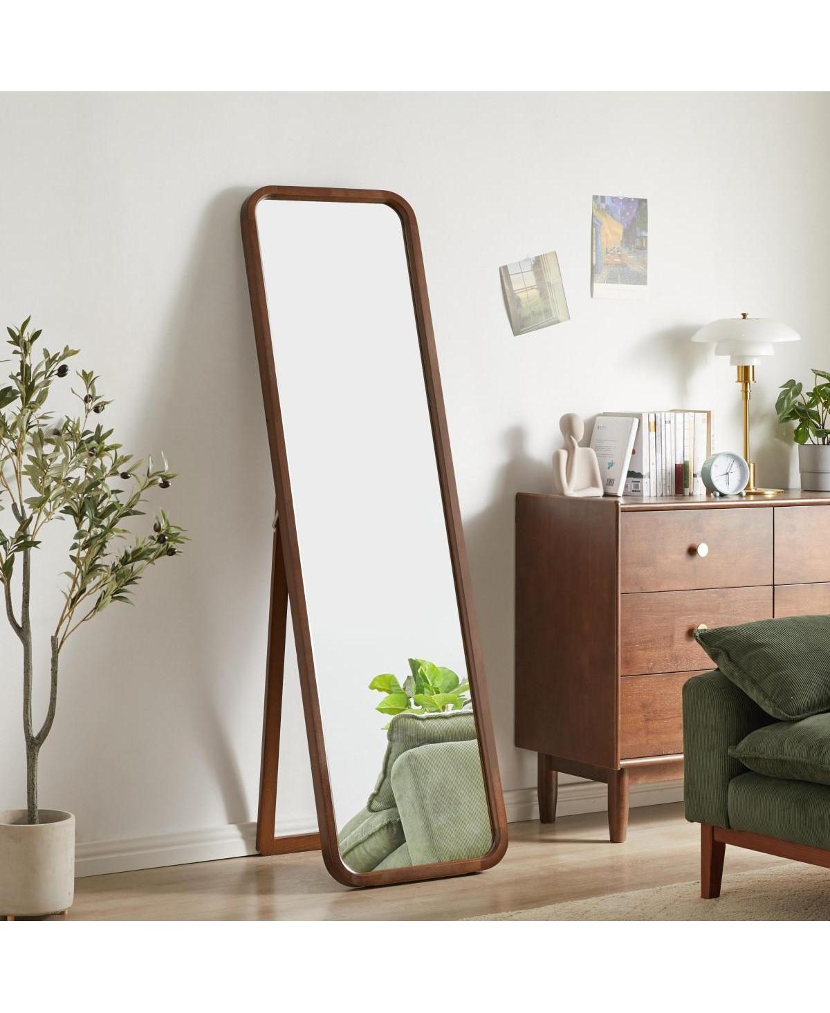 Laoties Modern Full Length Floor Mirror with Stand for Bedroom, Living Room and Dressing Room
