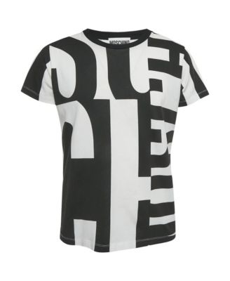 Men's All Over Logo Print Cotton T-Shirt