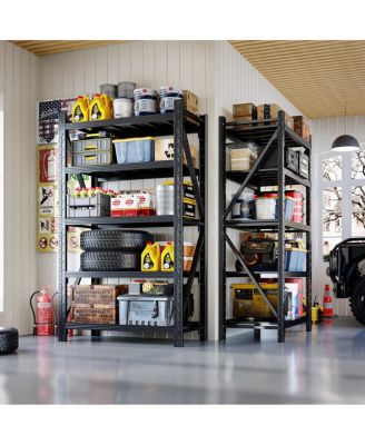 5-Tier Adjustable Metal Garage Shelving Unit