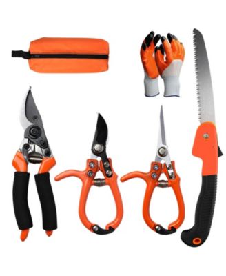 Pruning Shears Set Garden Snips Gloves Storage Bag Handheld Plant Care Kit