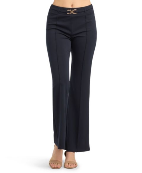Женские брюки BCX Juniors' Wide-Leg Scuba, цвет: Тёмно-синий
