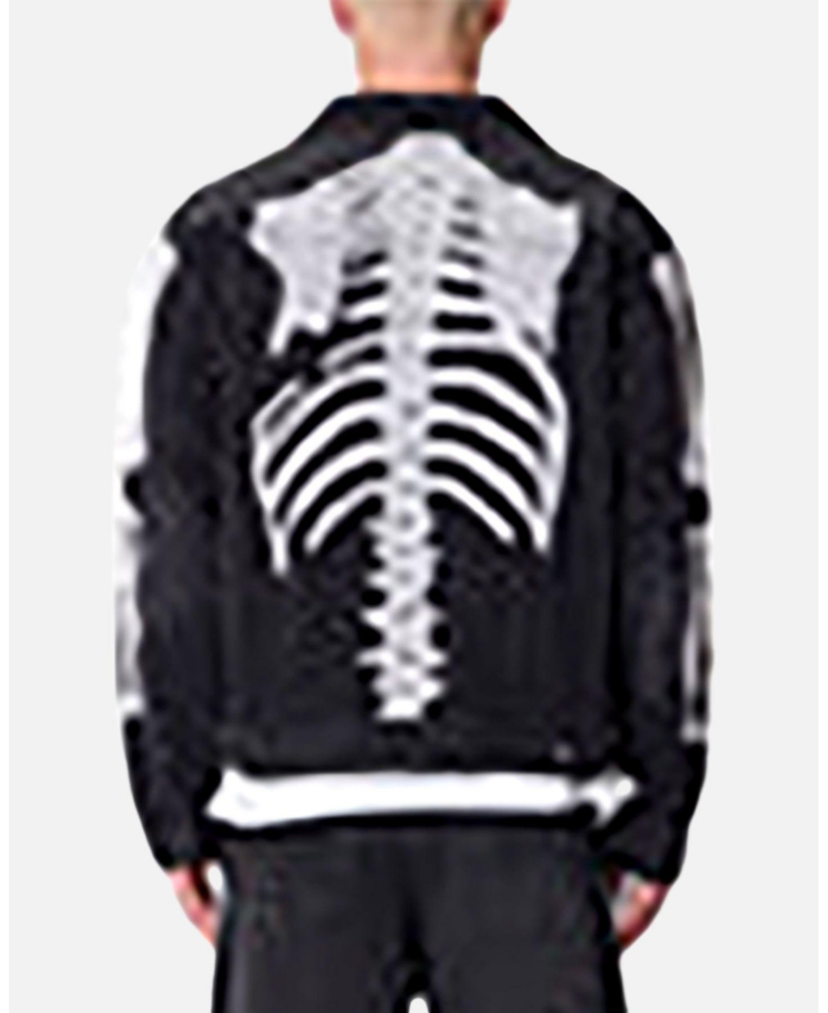 mnml Men's Raw Skeleton Trucker Jacket