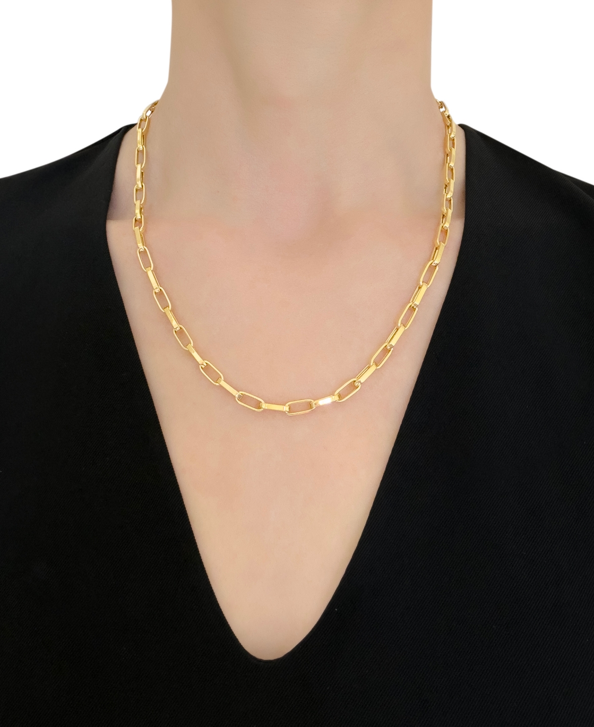 Paperclip Link Chain 20" Chain Necklace (1-3/4mm) in 14k Gold
