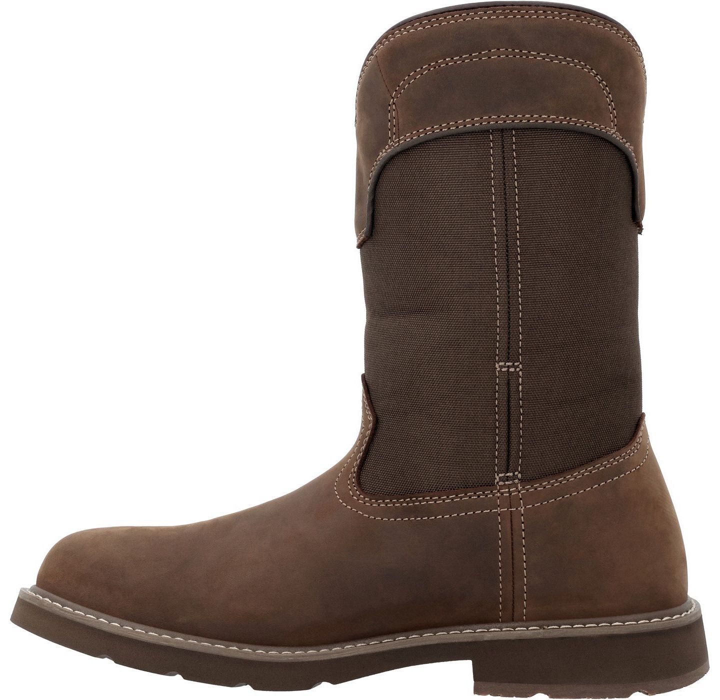 Мужские ботинки GEORGIA BOOT Core 37 Farm and Ranch Round Toe Pull-On, цвет: Рыжевато-коричневый — фото 9