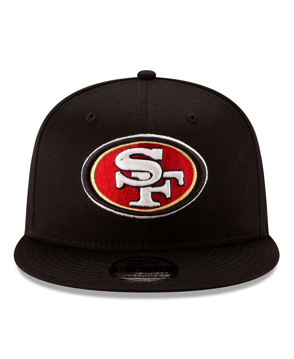 New Era Men's Black San Francisco 49ers 80th Anniversary Side Patch 9FIFTY Snapback Hat
