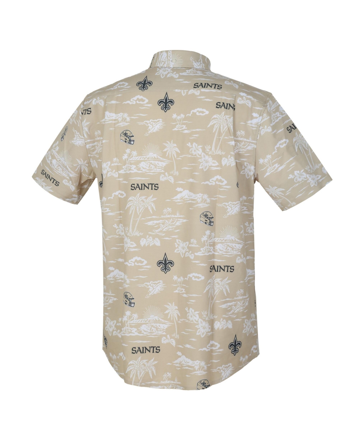 Reyn Spooner Men's Gold New Orleans Saints Kekai Performance Button-Down Shirt