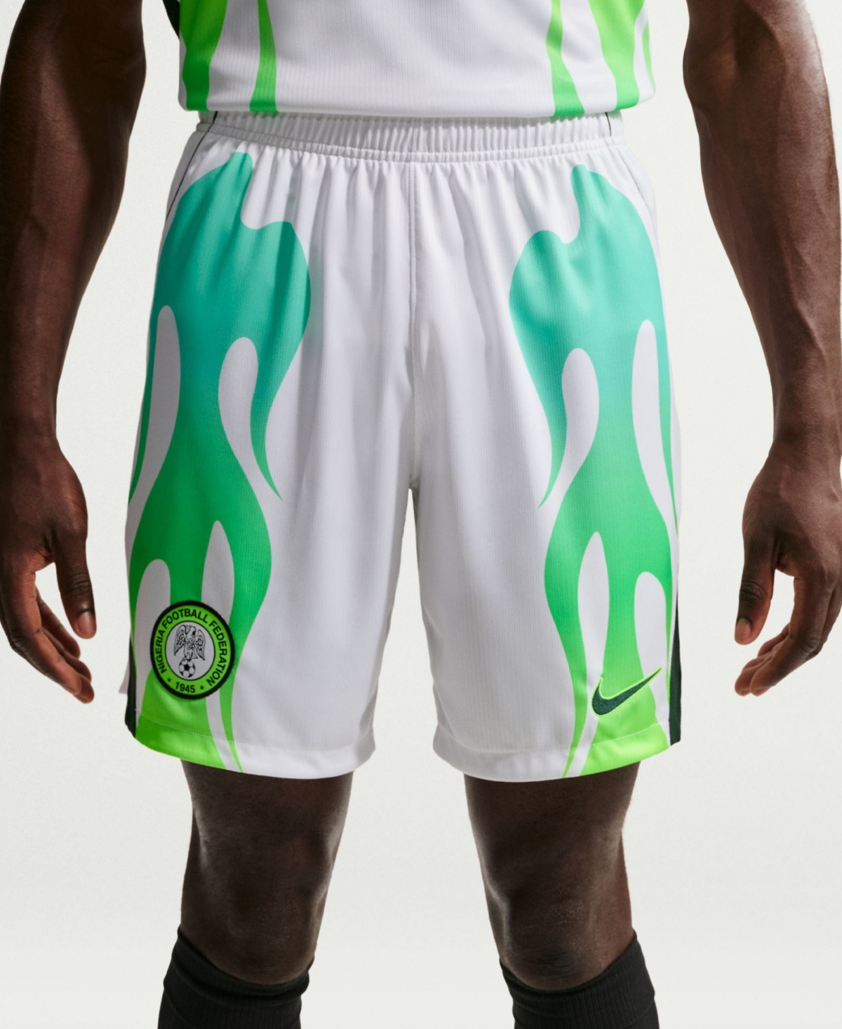 Nike Men's White Nigeria National Team 2026 Away Stadium Replica Shorts