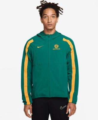 Men's Green Australia National Team 2026 Energy Dri-FIT Full-Zip Hoodie