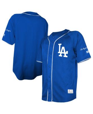 Men's Royal Los Angeles Dodgers Team Color Full-Button Fashion Jersey