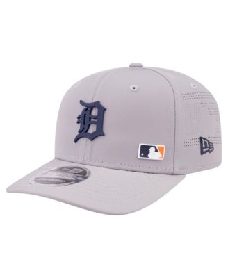 Men's Gray Detroit Tigers Laser Perforated 9SEVENTY Adjustable Hat