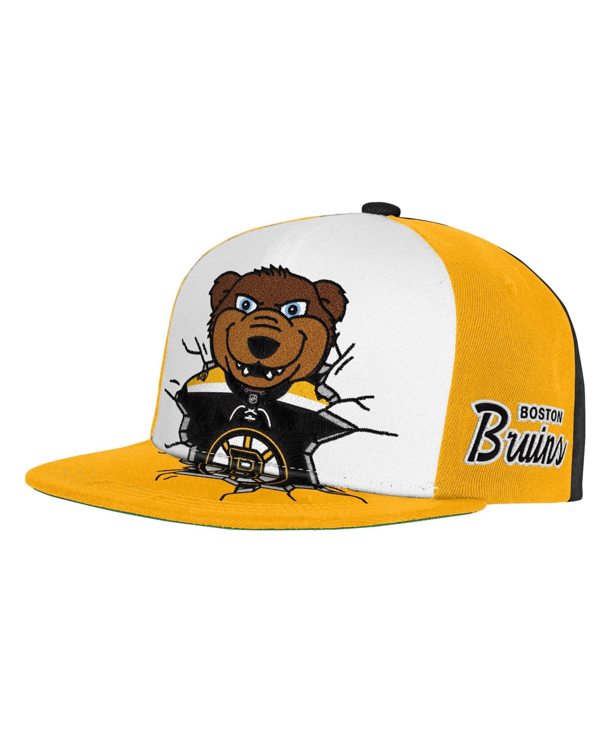 Mitchell & Ness Big Boys and Girls Black Boston Bruins Mascot Snapback Hat