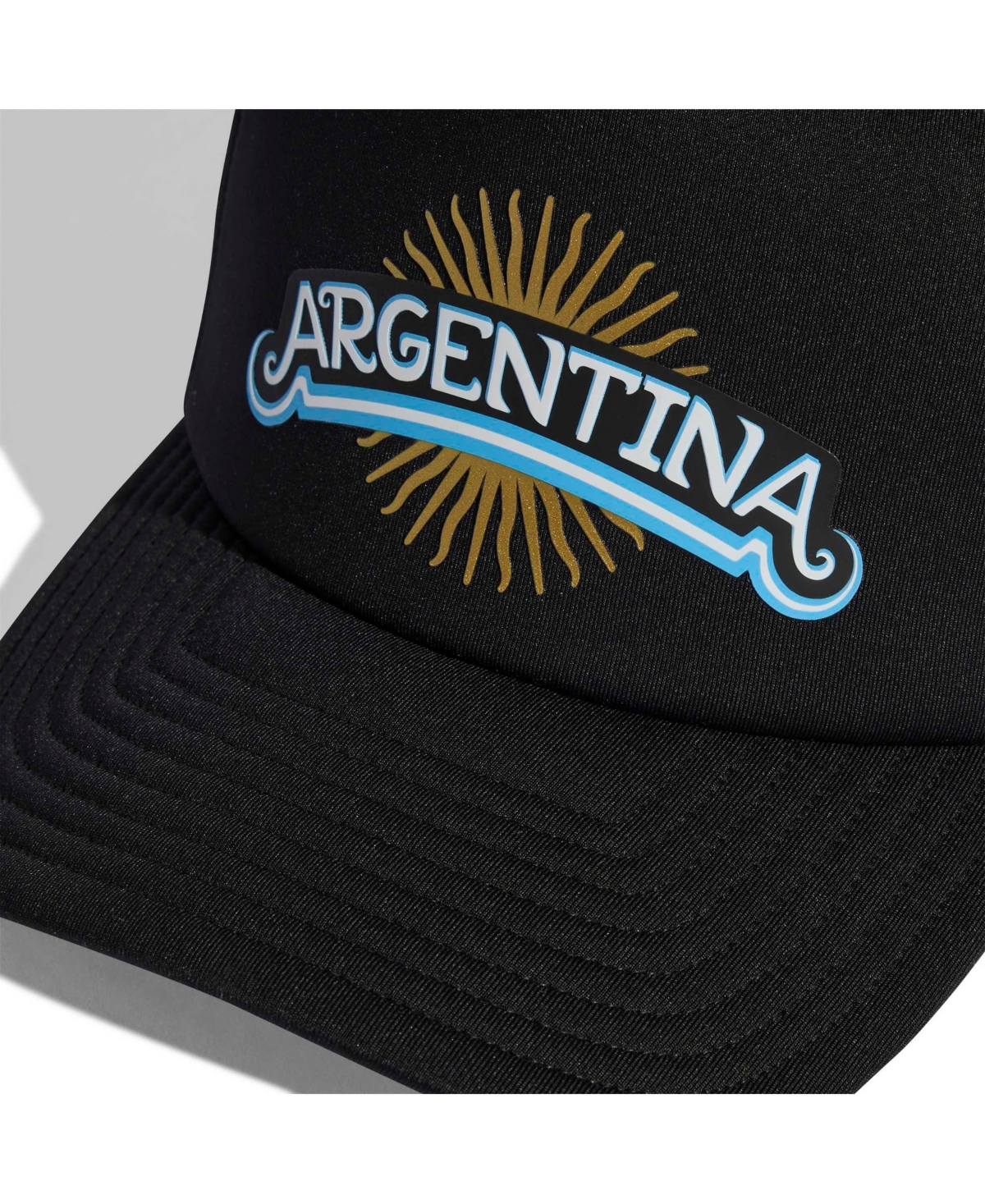 Adidas Men's and Women's Black Argentina National Team Trucker Adjustable Hat