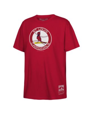 Big Boys and Girls Red St. Louis Cardinals Retro Logo T-Shirt