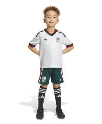 Toddler White Mexico National Team 2026 Away Replica Kit Set