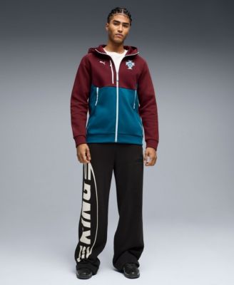 Puma Men's Maroon Portugal National Team Tech Full-Zip Hoodie - Macy's
