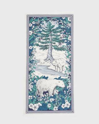 Women's Solara Winter Scene Long Scarf