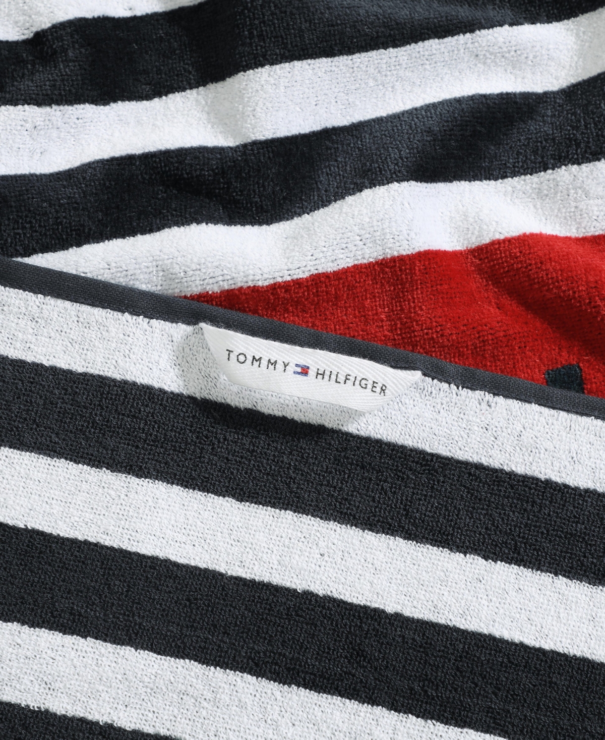 Tommy Hilfiger Leisure Cotton Beach Towel, 68" x 36"