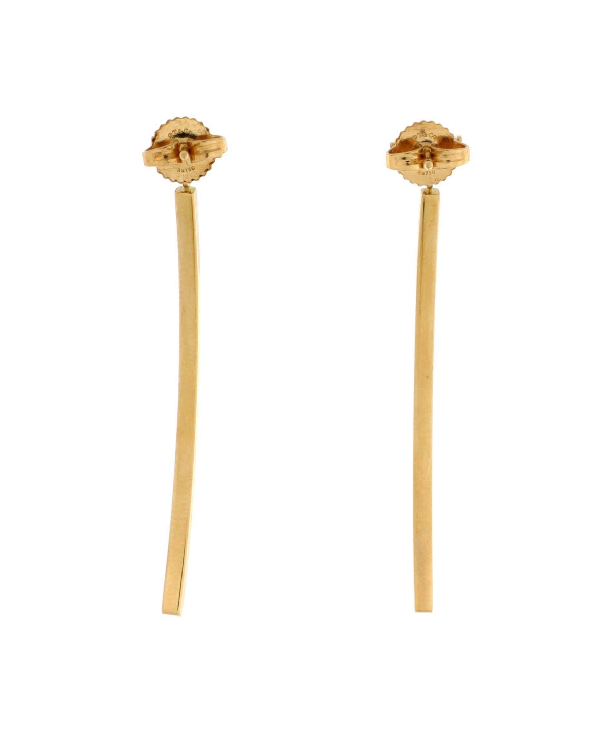 Pre-Owned Tiffany & Co T Wire Bar Earrings