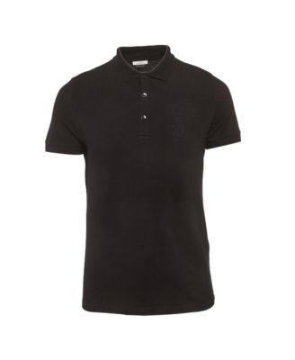 Men's Collection Medusa Embossed Cotton Polo T-Shirt
