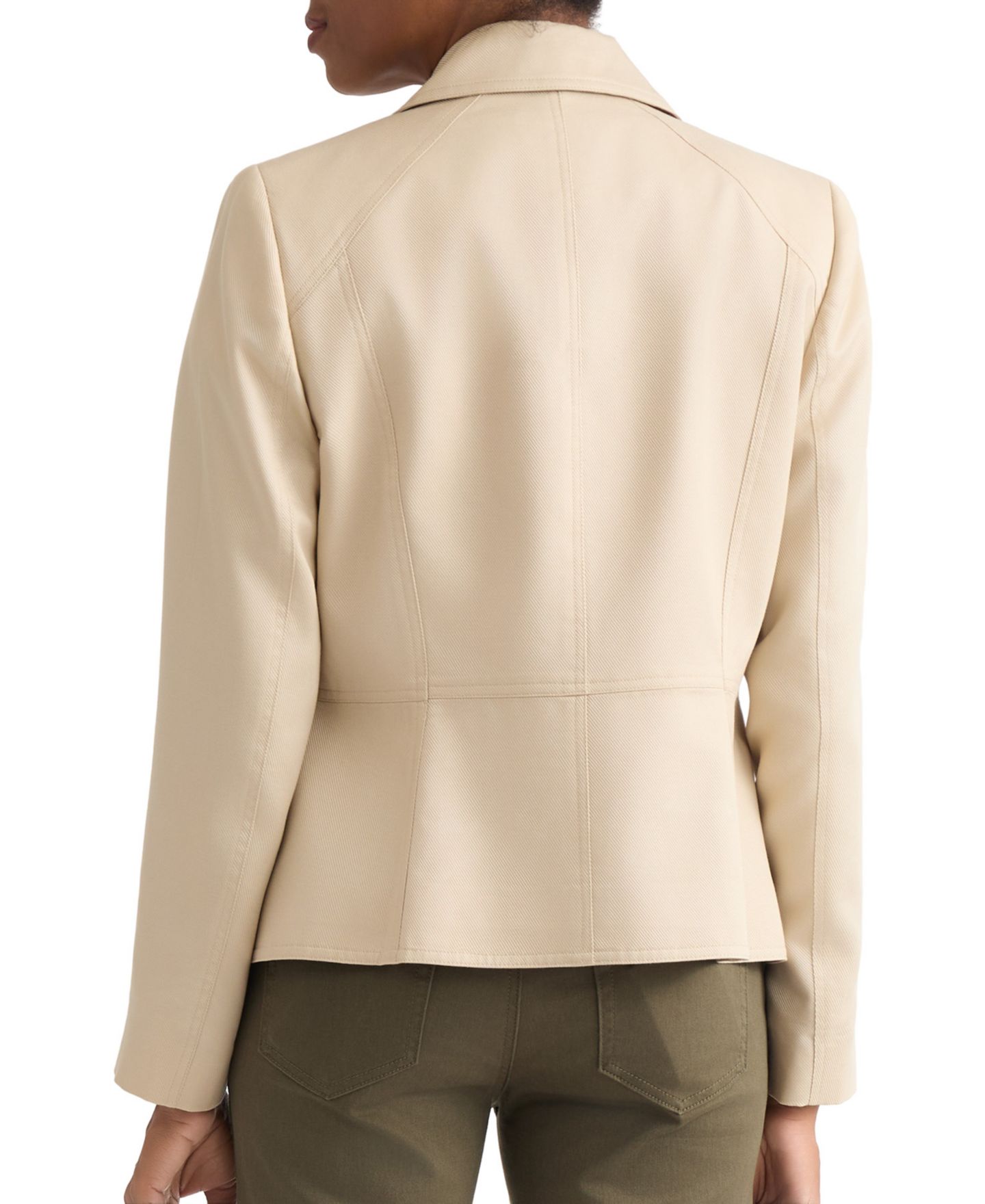 Женская куртка Jones New York Safari Button-Front, цвет: Светлый хаки — фото 4