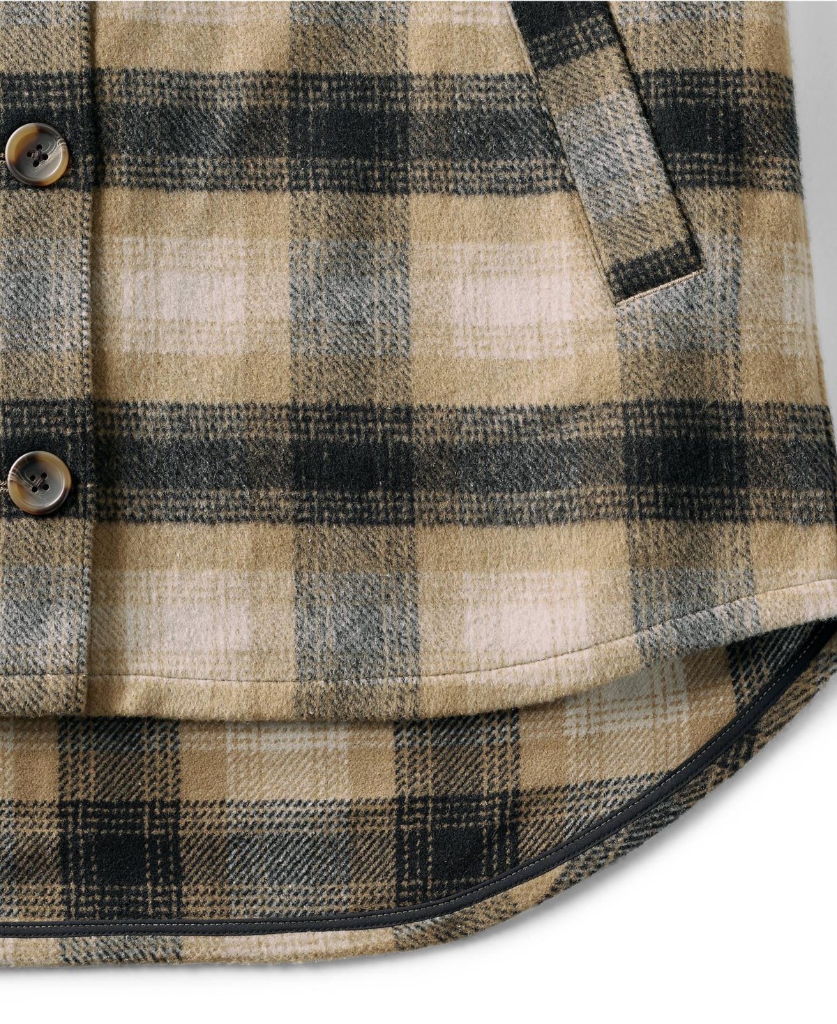 Lands' End Women's Menswear Shirt Jacket