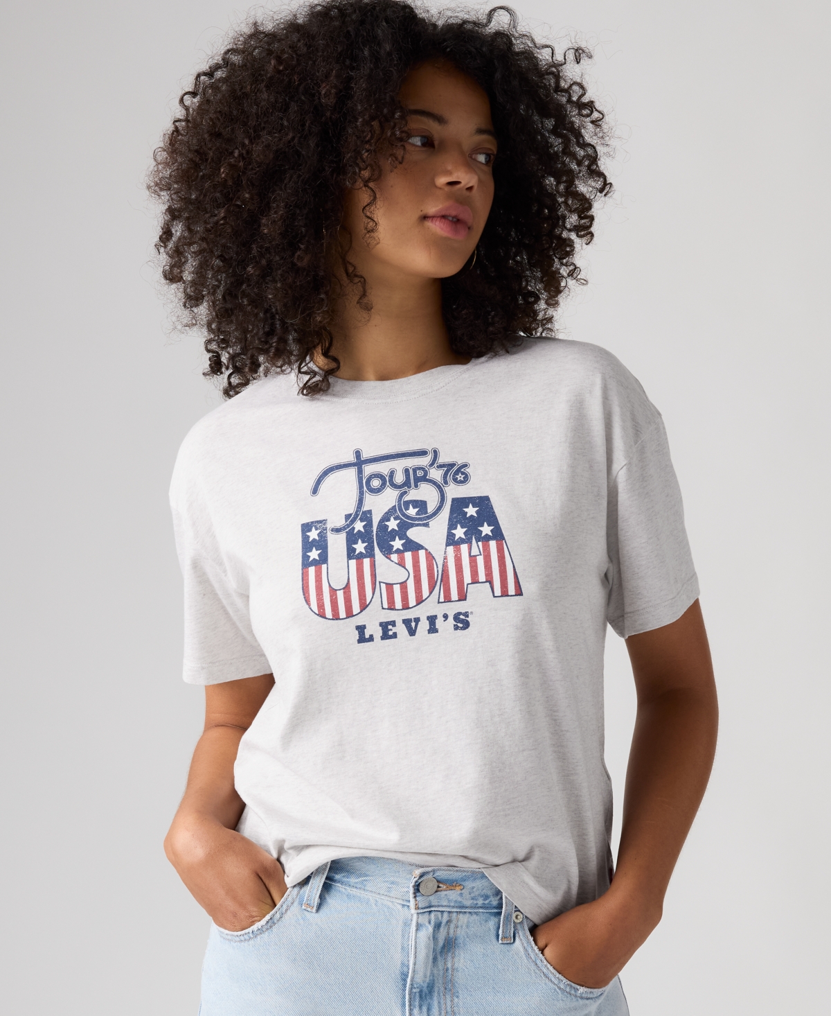 Levi's Women's Americana Graphic Anyday Short-Sleeve T-Shirt