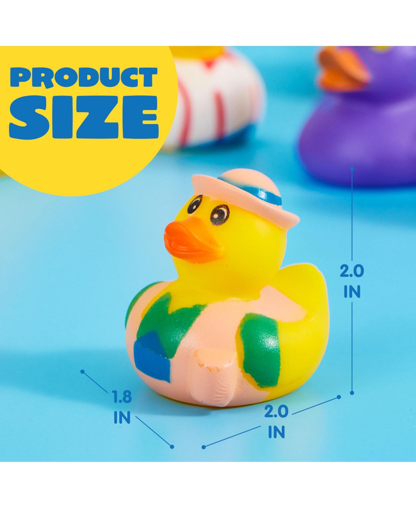 Детские игрушки GNUADZ Unicorn, Pirate & Zoo Mini 120-Piece Bath Toy Set, Ages 3+, цвет: Разноцветный — фото 2