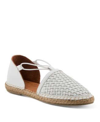 Women's Clovae Espadrilles with Woven Leather Upper
