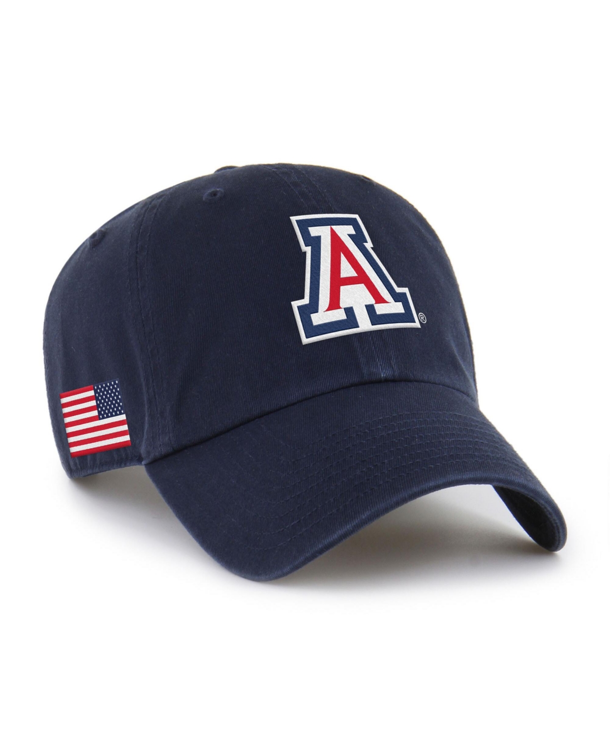 '47 Brand Men's Navy Arizona Wildcats Americana Heritage Clean Up Adjustable Hat - Navy