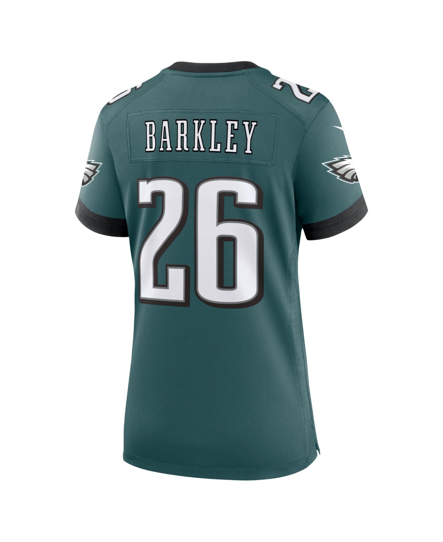 Женский топ Nike Saquon Barkley Midnight Green Philadelphia Eagles Team Game Jersey — фото 2