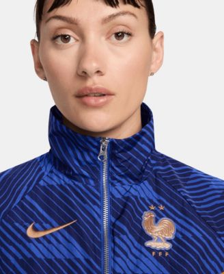 Nike Women's Blue France National Team Windrunner UV Woven Full