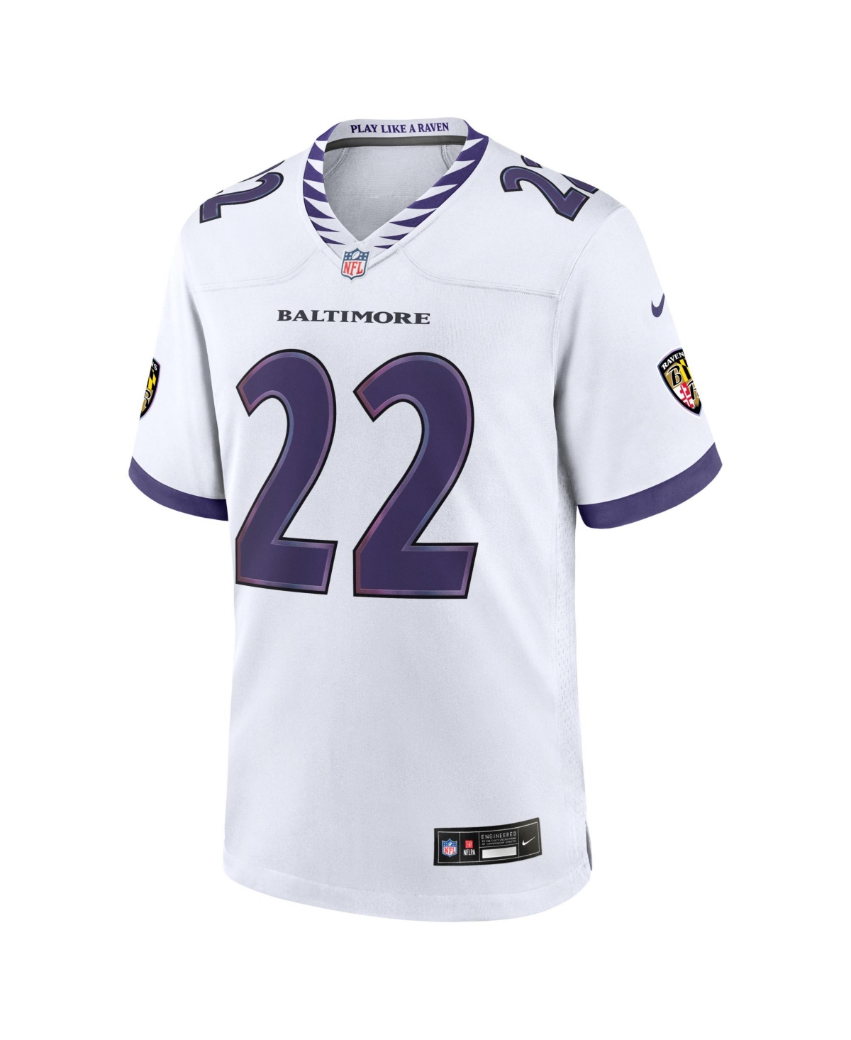 Nike Men's Derrick Henry White Baltimore Ravens Game Jersey