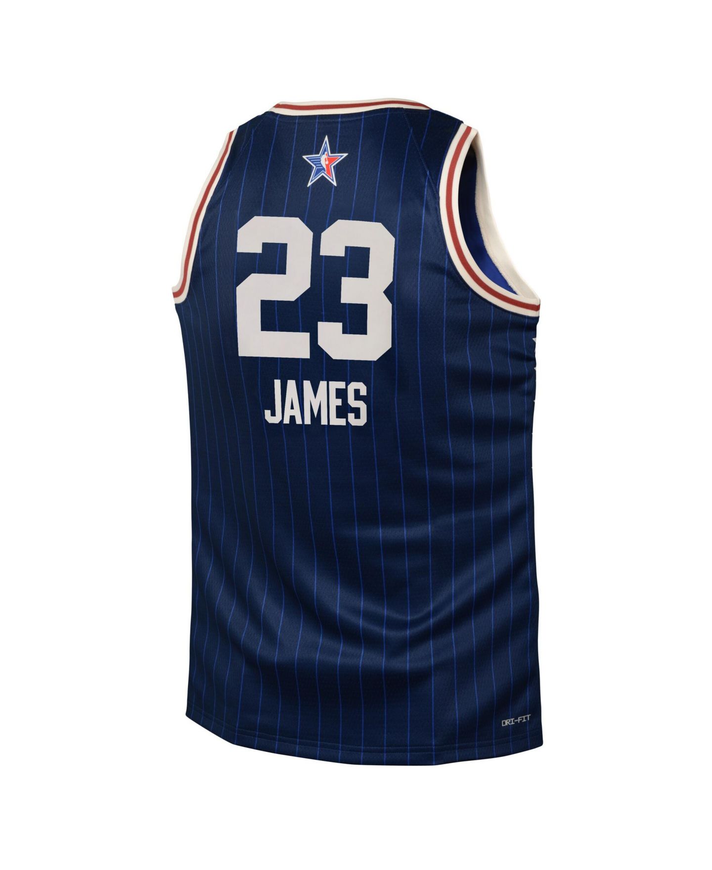 Детское джерси Jordan LeBron James 2024 NBA All-Star Game Swingman, цвет тёмно-синий — фото 2