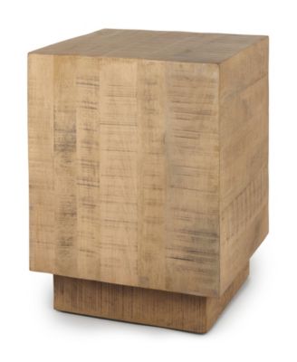 Hayden 24" Wood Square Side Table