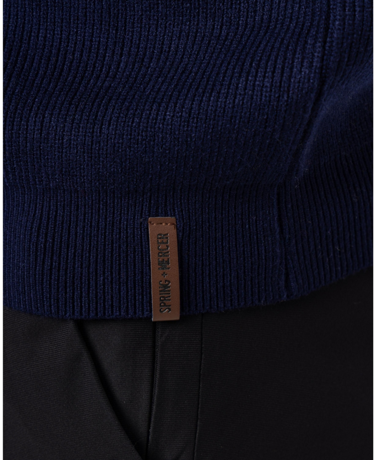 Spring + Mercer Men's Spring + Mercer Ribbed Turtle Neck Sweater