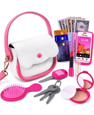 Play Purse Pretend Makeup Set Birthday Gift Kids Toddler Girls