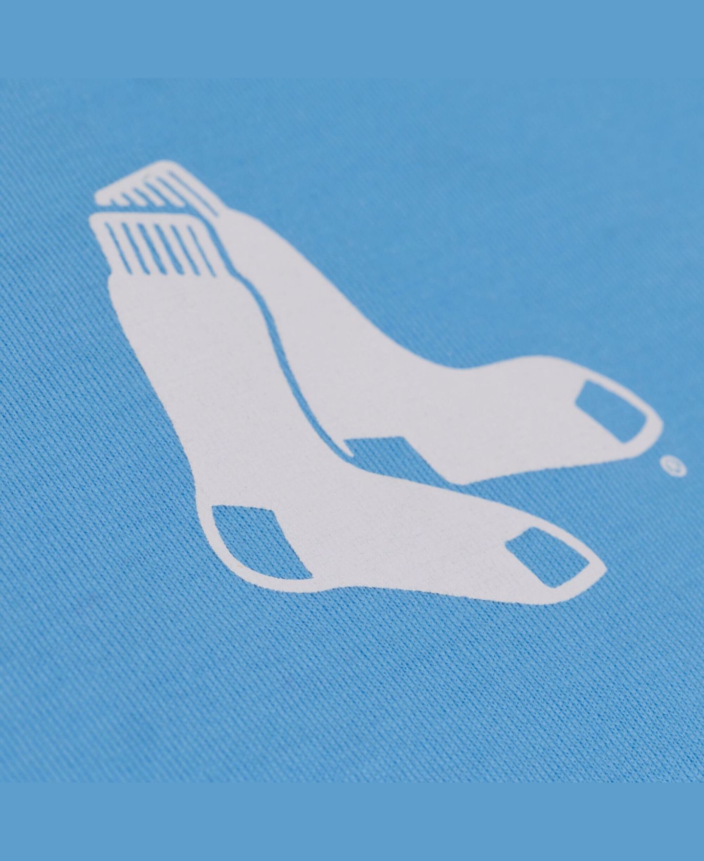 Мужская футболка Mitchell & Ness Light Blue Boston Red Sox Insignia Premium — фото 3