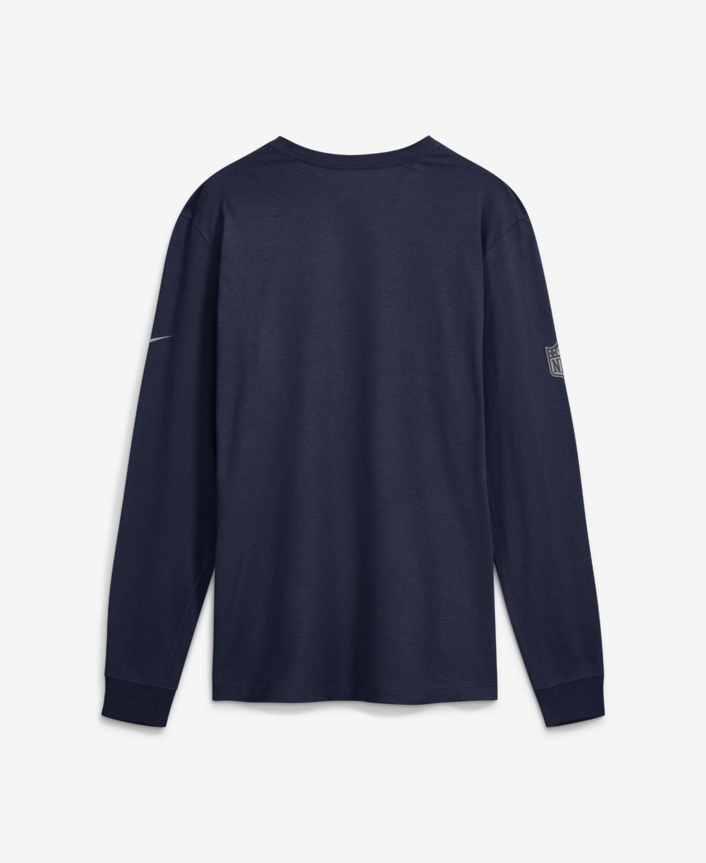 Мужская футболка Nike College Navy Seattle Seahawks Sideline Bold Arch Star Dri-FIT Long Sleeve — фото 2