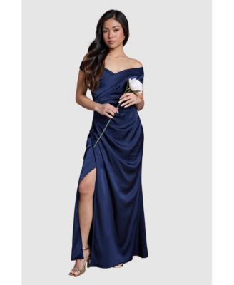 Women's Petite Bardot Maxi Dress
