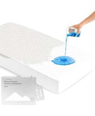 Protect Waterproof Mattress Protector Twin Size, Mavy Quilted Cotton Toddler Twin Mattress Protector Cover, 75x39