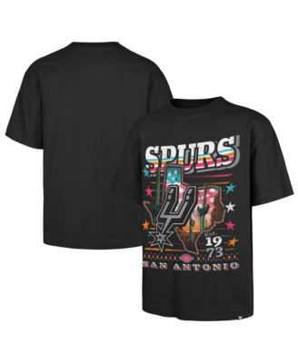 Men's Black San Antonio Spurs Big & Tall State Of Texas Franklin T-Shirt