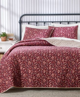Parker Reversible 3-Piece Quilt Set, Full/Queen
