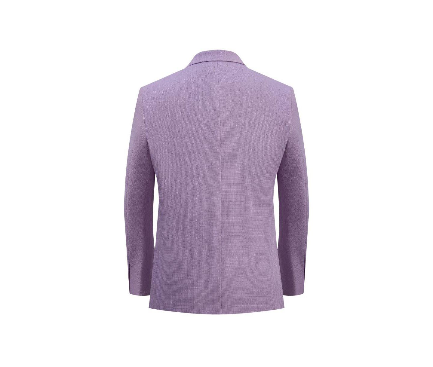Мужская куртка Elie Balleh Slim Fit Solid Blazer Sports Coat, цвет: Лавандовый — фото 4