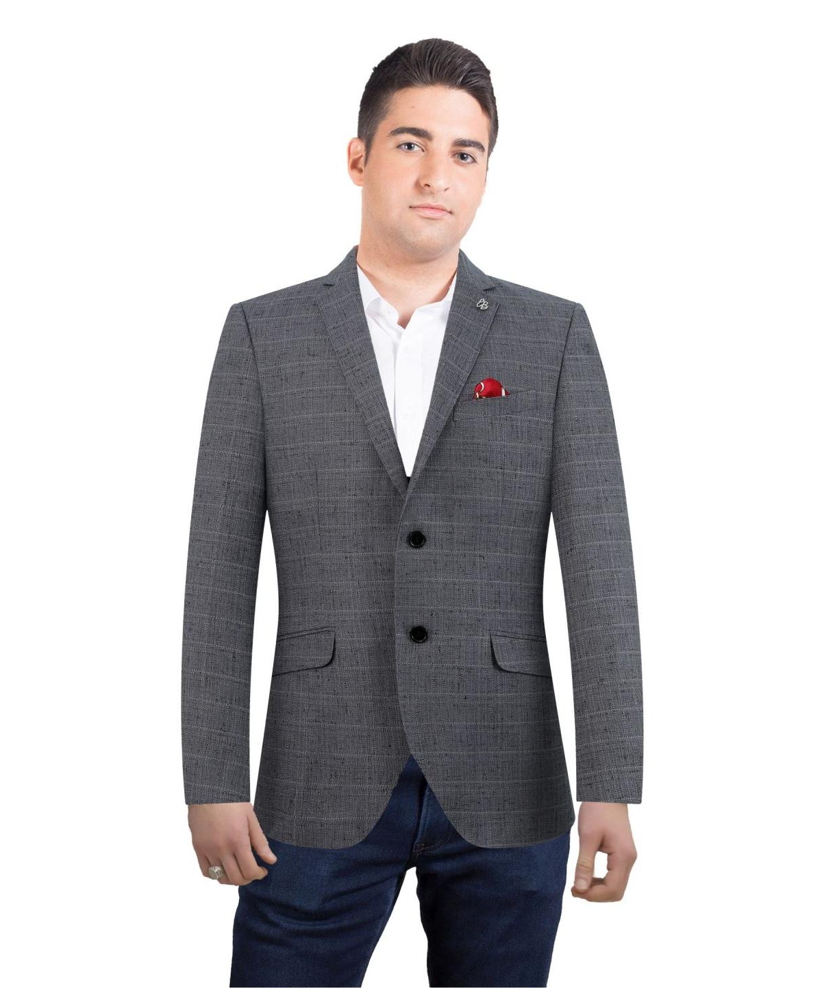 Elie Balleh Men's Slim Fit Sports Coat Jacket