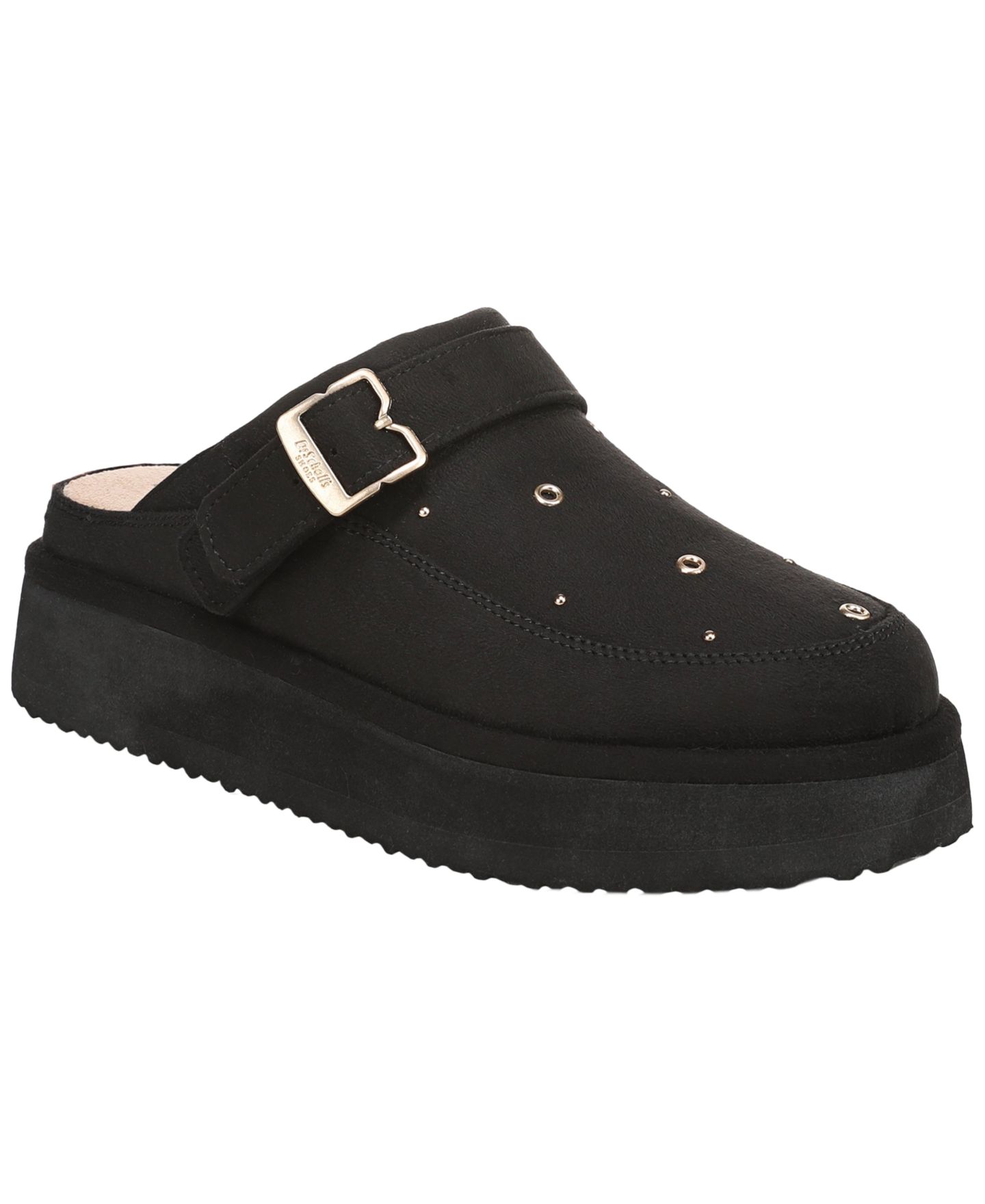 Женские сабо Dr. Scholl's Chill Out Iconic Stud Slip-On, цвет: Чёрный — фото 1