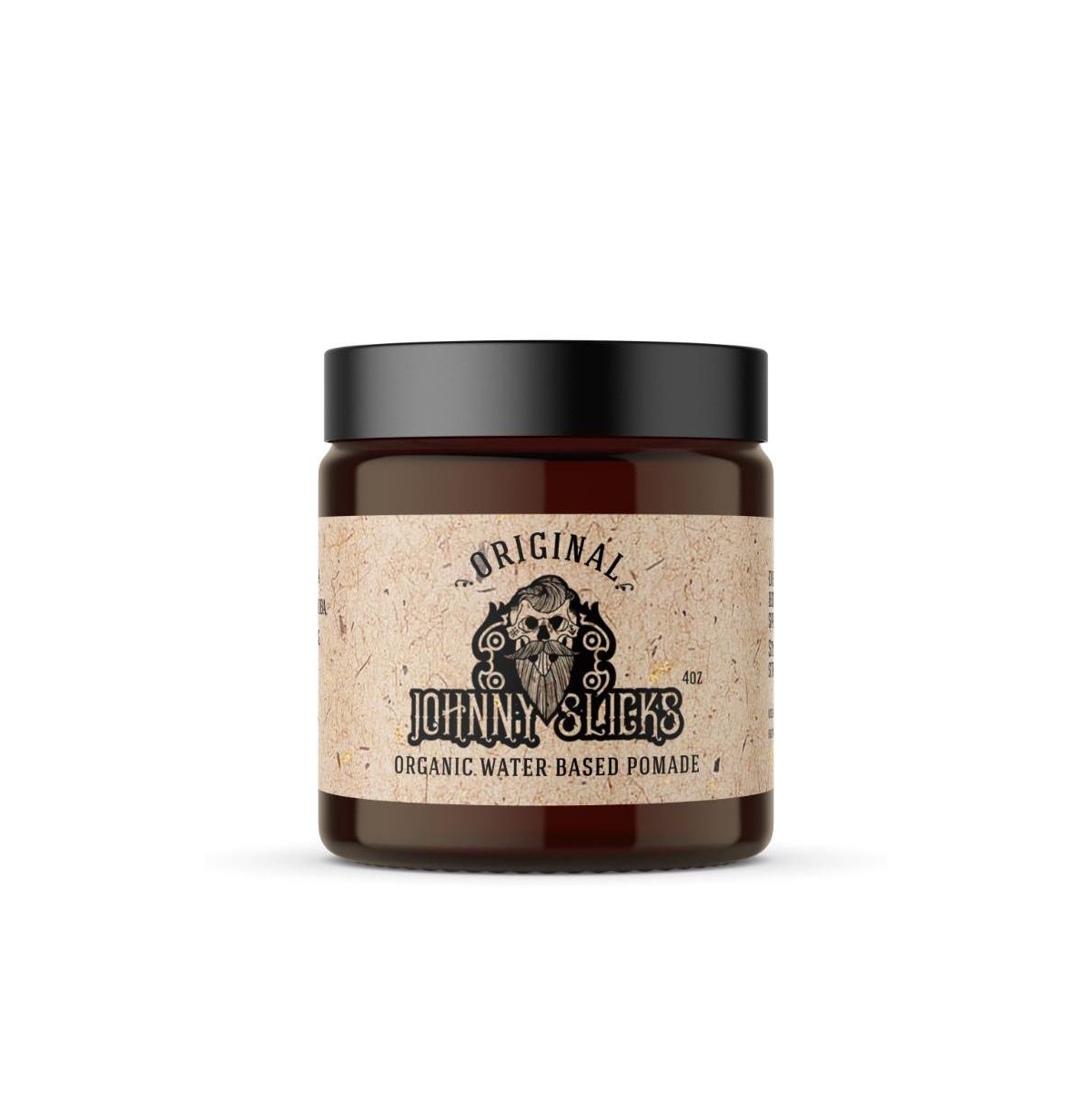 Johnny Slicks Water Based Pomade | Strong Hold and High Shine |4 oz |Original Scent