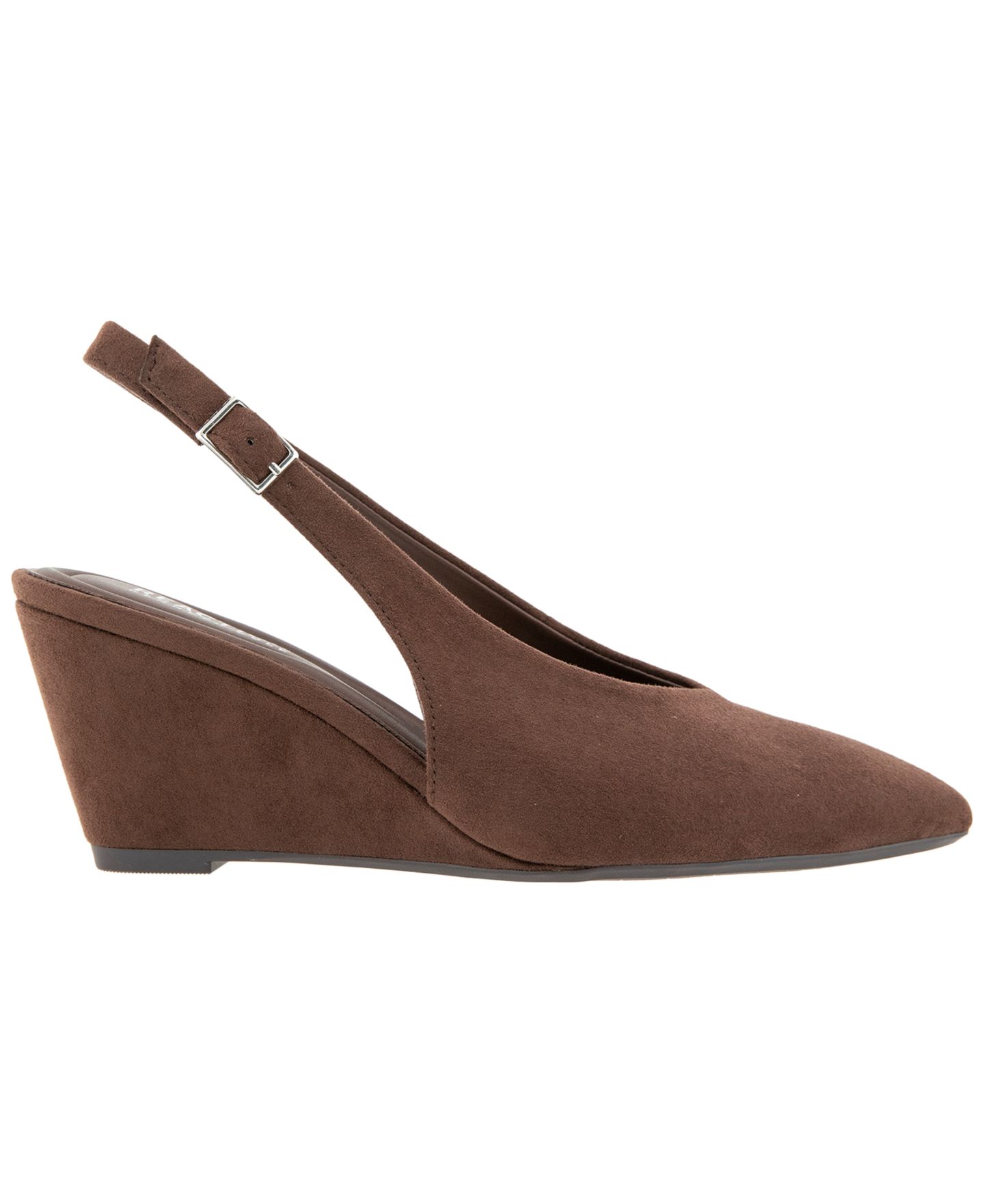 Женские туфли Kenneth Cole Reaction Enzo Slingback Wedge Pumps, цвет: Шоколадный — фото 2