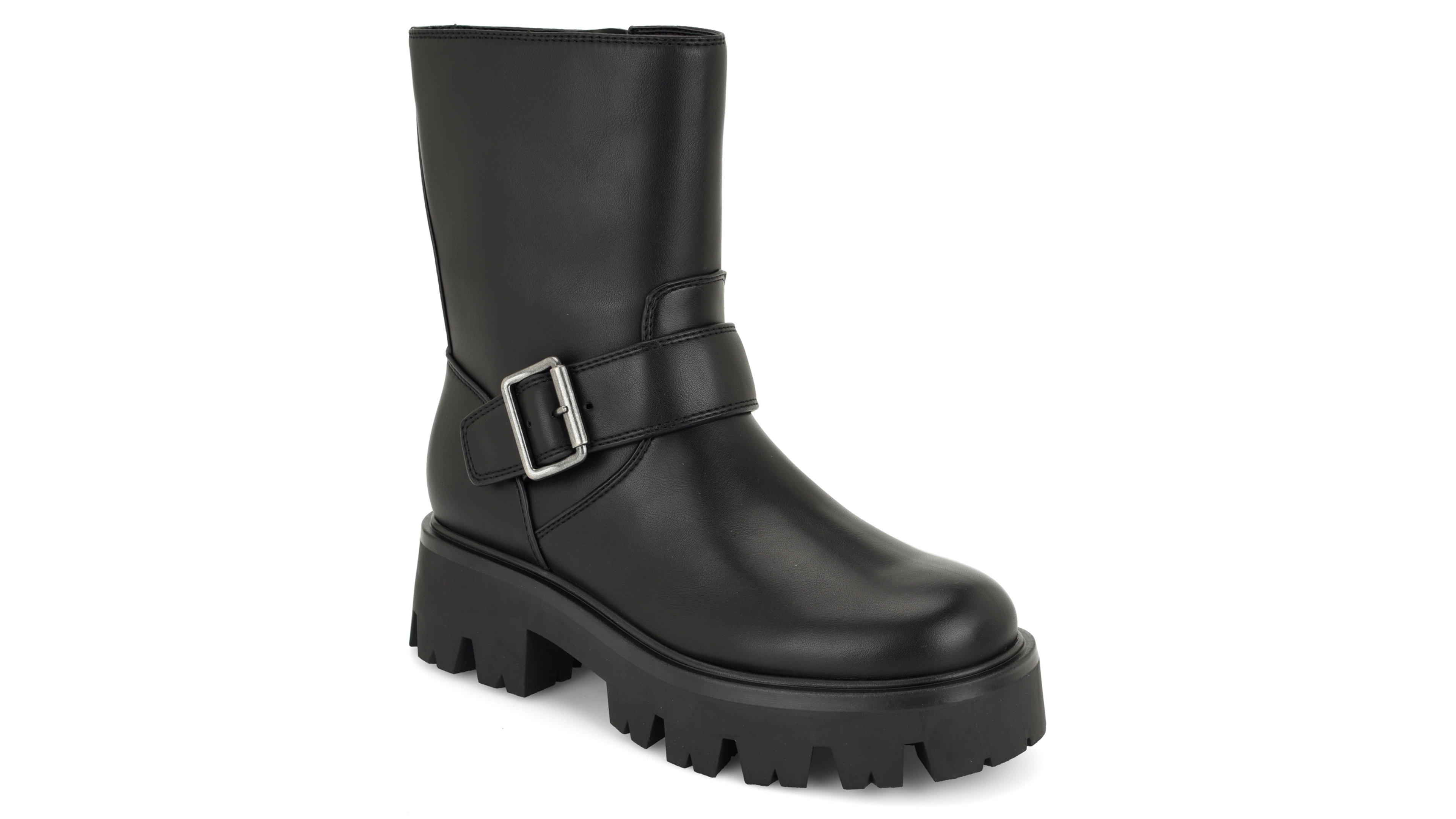 Nine West Women's Ryder Moto Lug Sole Boots